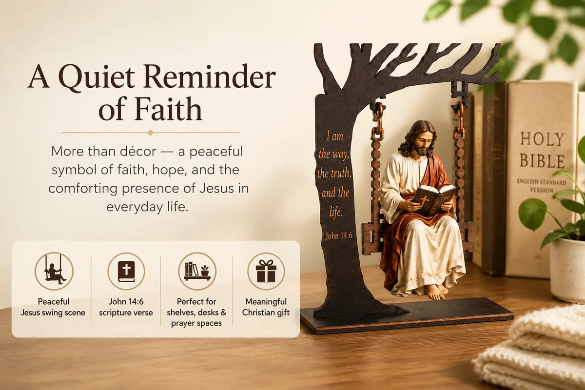 Christian Jesus Swing Ornament