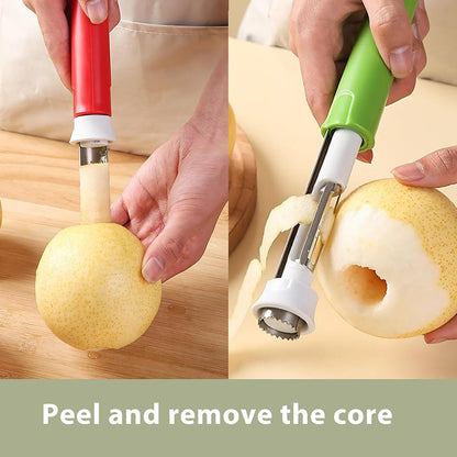 2-in-1 Stainless Steel Apple Corer & Peeler