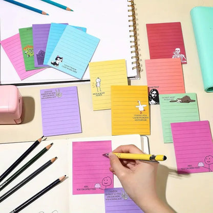 Buy 2 Free Shipping💼😂 12-Pack Sarcastic Office Sticky Notes – Funny Coworker Memo Pads & Hilarious Desk Gifts
