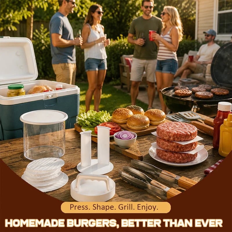Burger maker for BBQ