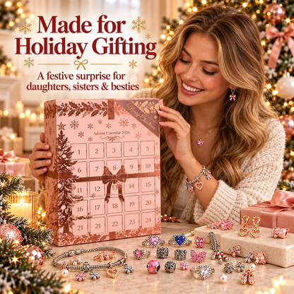 🎀 24-Day Jewelry Advent Calendar – Daily Mystery Charms & Holiday Surprises ✨🎄 9