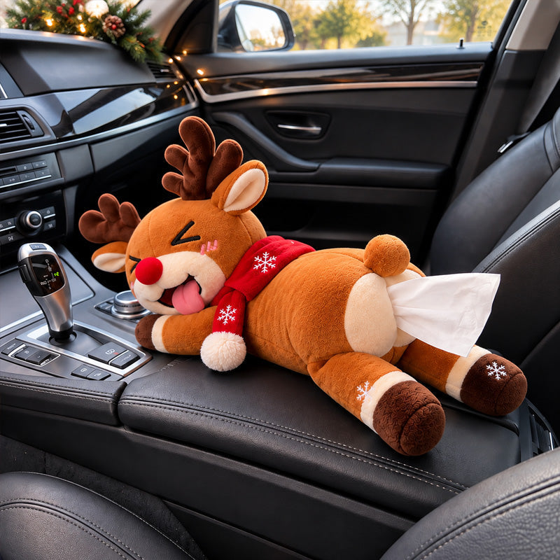 Funny Christmas Reindeer Tissue Holder – product view 7