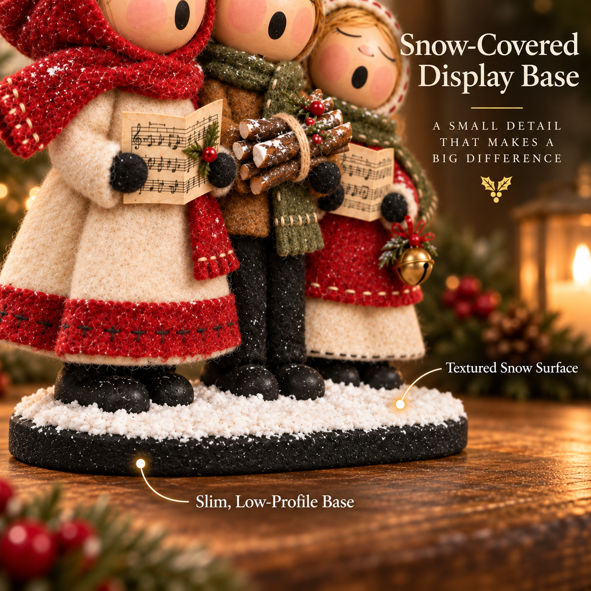 Vintage Christmas Carolers Figurine