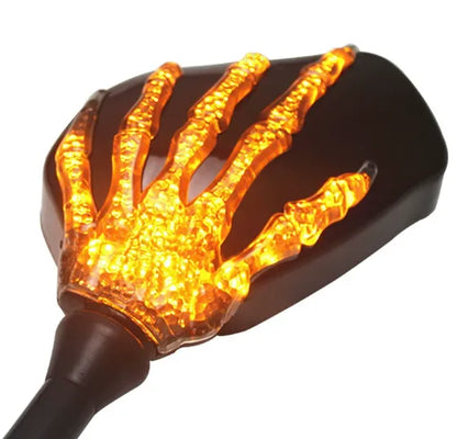 LED ghost claw rearview mirror