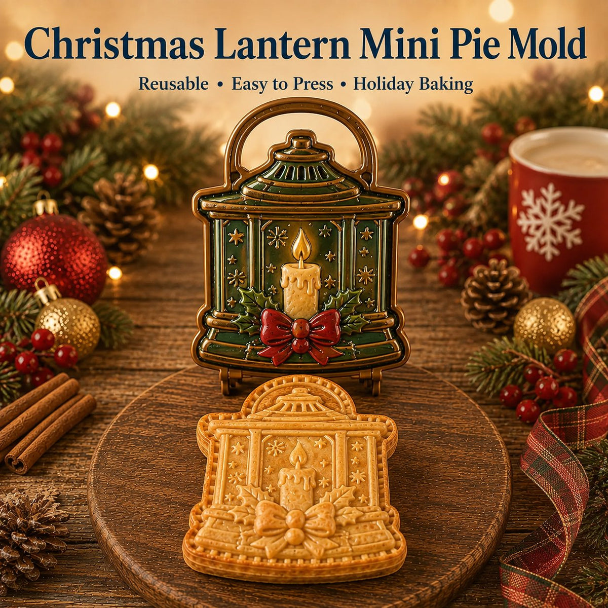 🎄16pcs-Design Christmas Mini Pie Mold Collection🥧