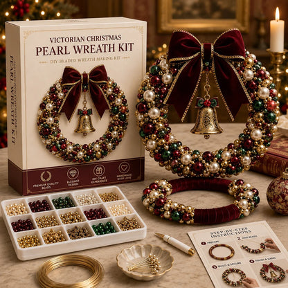 Christmas Pearl Wreath DIY Kit