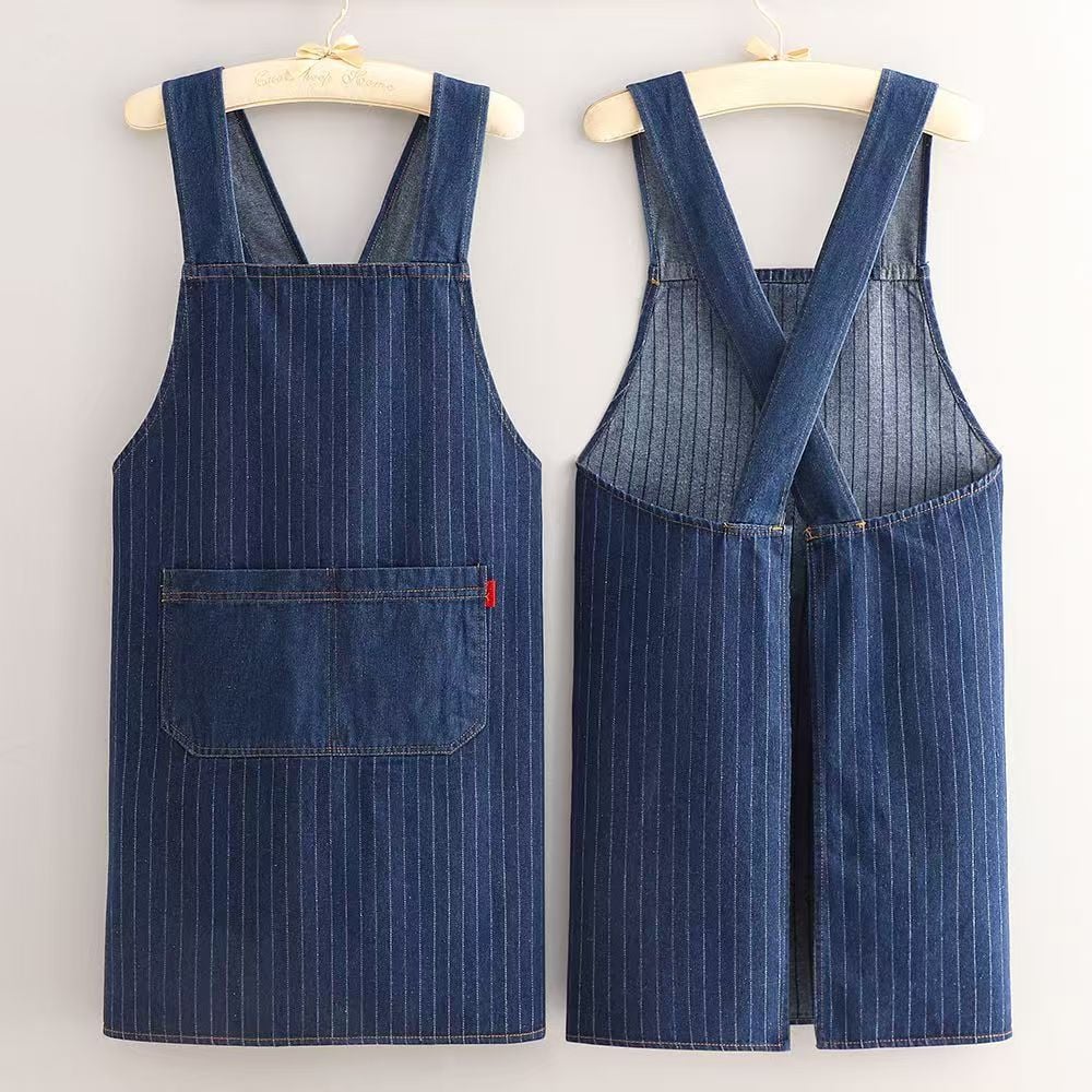 🔥Cloud-Fit Denim Apron | Ergonomic Cross-Back Design