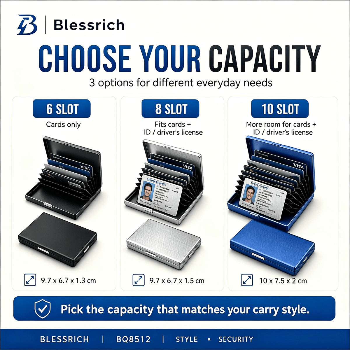 RFID Blocking Metal Card Holder