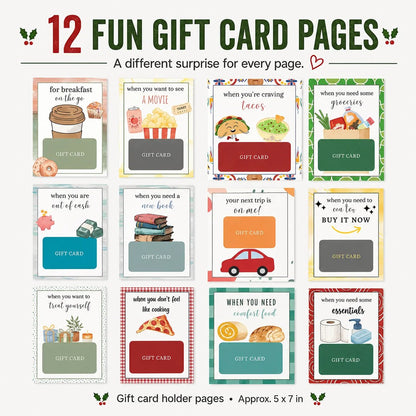🔥 LIMITED-TIME 50% OFF - 🎄📚Christmas Gift Card Book