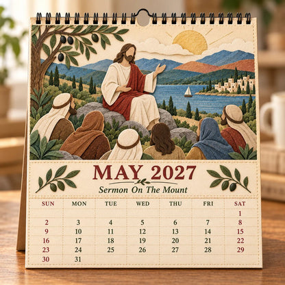 🔥 SPECIAL OFFER |✝️ 2027 Walking With Jesus Wall Calendar