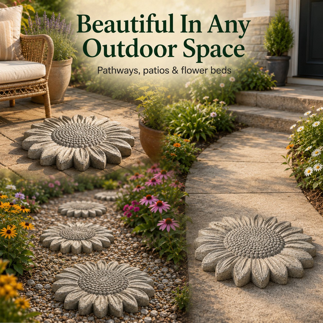 💥 LAST DAY 49% OFF - 🌻Reusable Garden Art Mold – Make Your Garden Truly One of a Kind (📦Buy 2 Free Shipping)