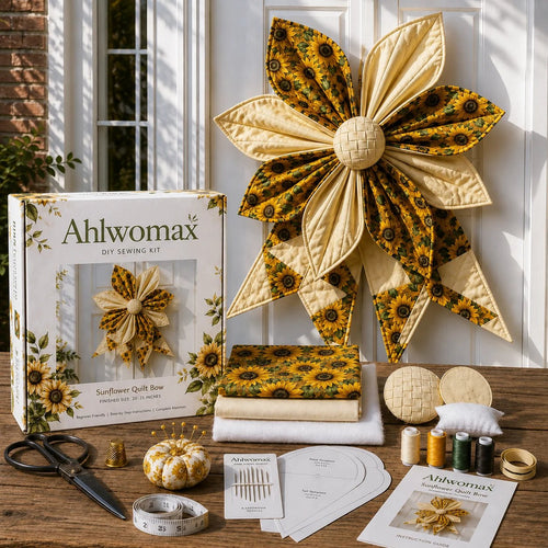 💥🏆 Last Day 50% OFF - Large Patchwork Bow Sewing Kit