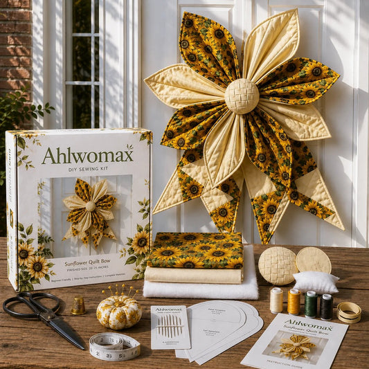 💥🏆 Last Day 50% OFF - Large Patchwork Bow Sewing Kit