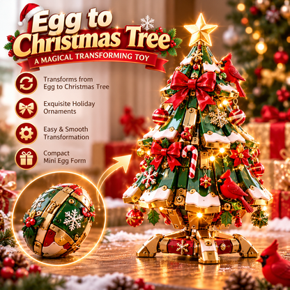 Christmas Tree Transforming Egg