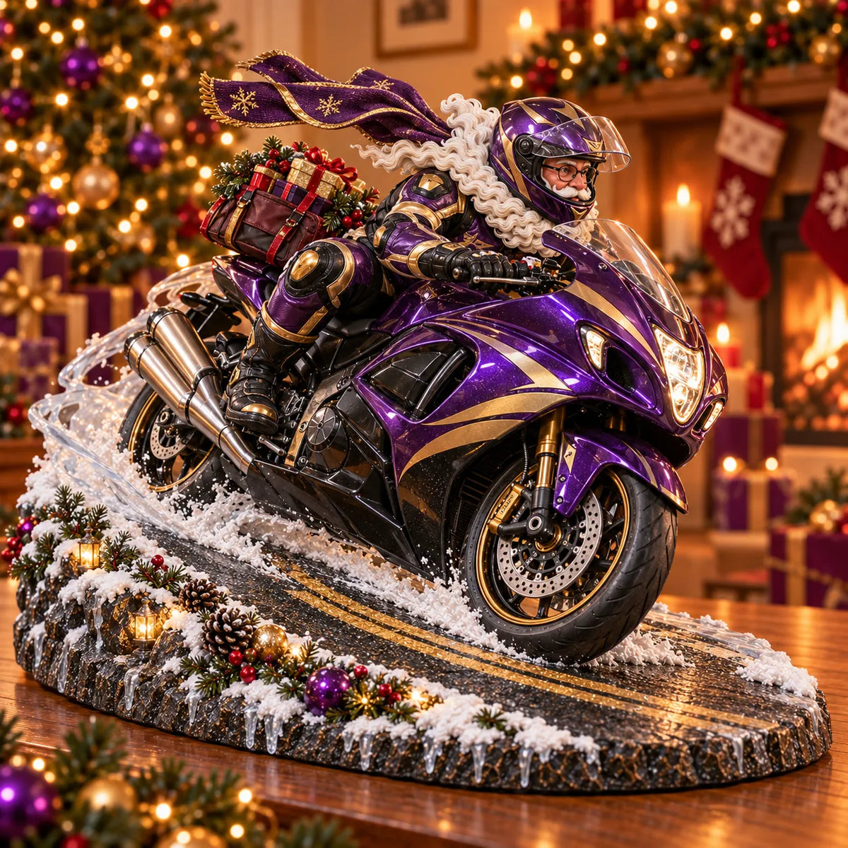 🏍️🎅 Santa found a new ride this Christmas  – Christmas Motorcycle Keepsake Collection💨