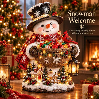 🎄 ✨ Lighted Christmas Candy Bowl Collection – 5 Festive Holiday Designs