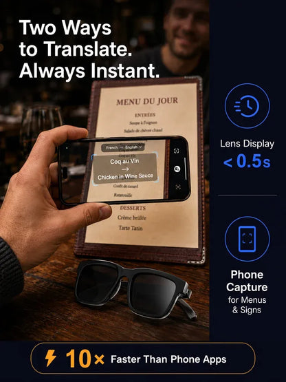 Ai-smarta Bluetooth-glasögon🕶️