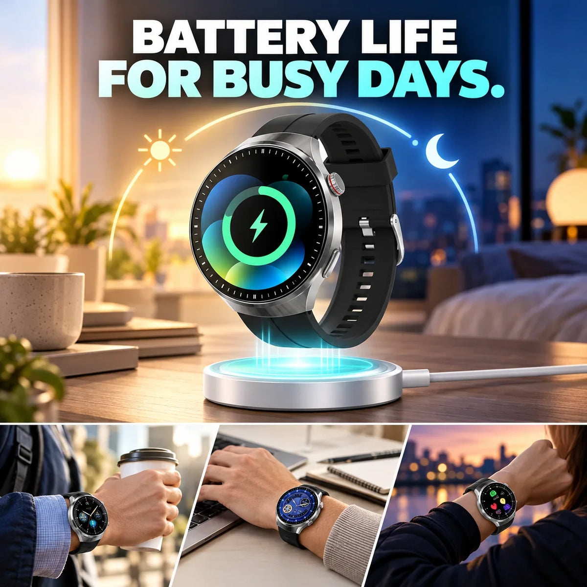 Flagship Smartwatch – Heart Rate, Activity & Bluetooth Calling 6