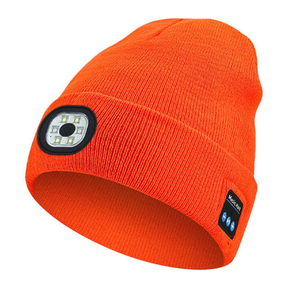 🔥Christmas Sale🎁🎄LED Bluetooth Beanie