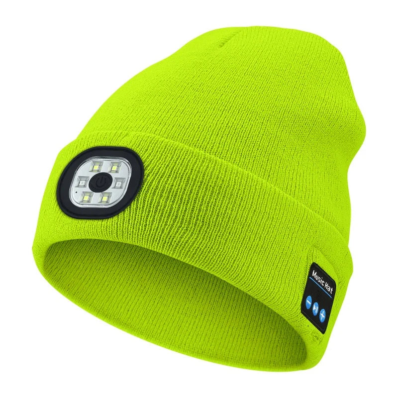 🔥Christmas Sale🎁🎄LED Bluetooth Beanie