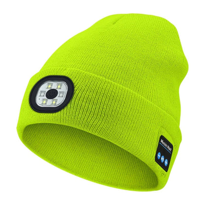 🔥Christmas Sale🎁🎄LED Bluetooth Beanie