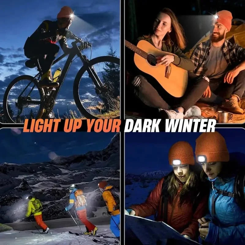 🔥Christmas Sale🎁🎄LED Bluetooth Beanie