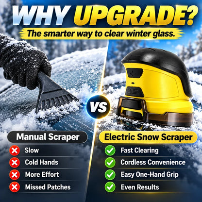 🔥 50% OFF TODAY — Cordless Electric Snow Scraper | Clear Frost & Ice in Seconds