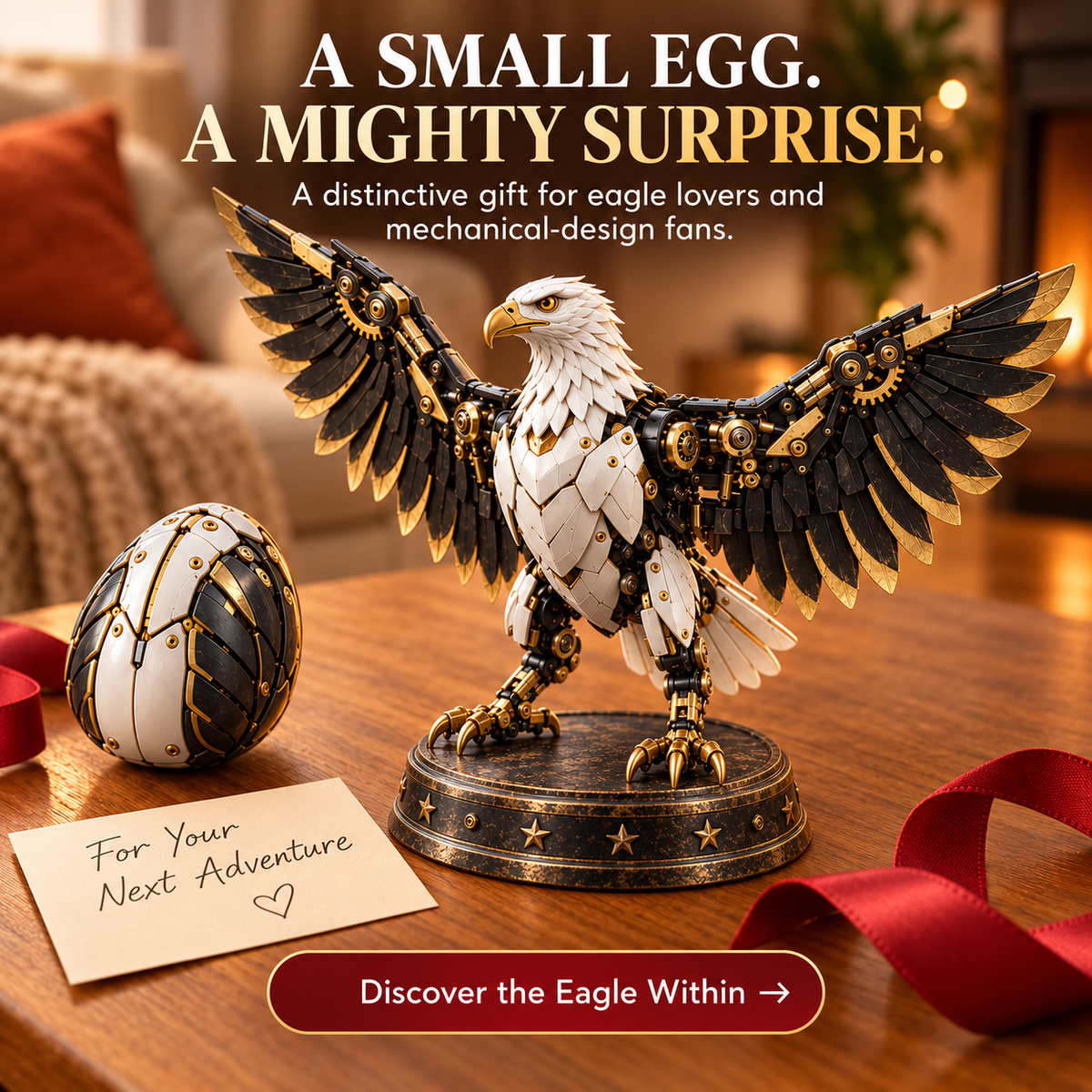Bald Eagle Transforming Egg