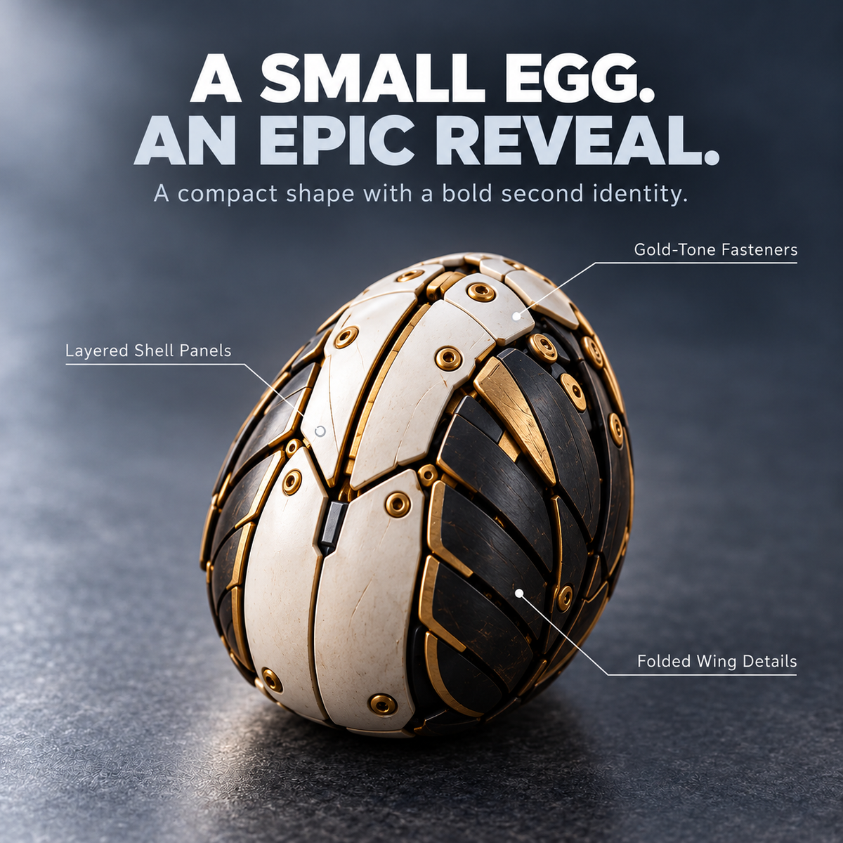Bald Eagle Transforming Egg