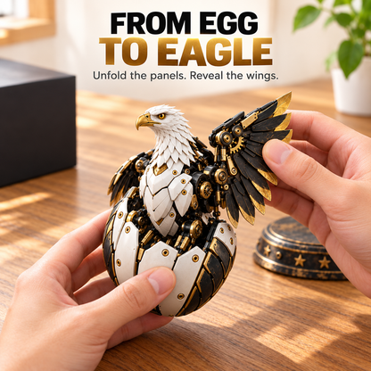 Bald Eagle Transforming Egg