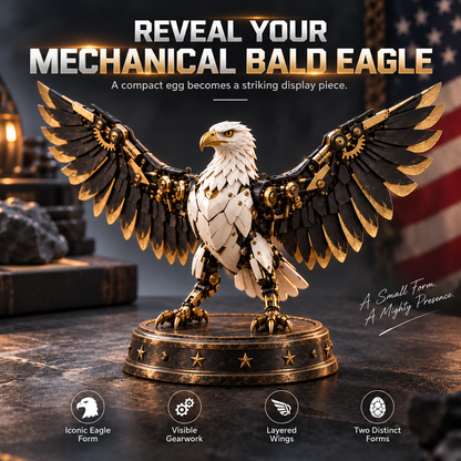 Bald Eagle Transforming Egg