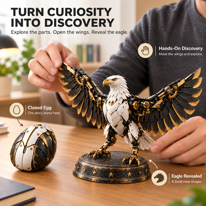 Bald Eagle Transforming Egg
