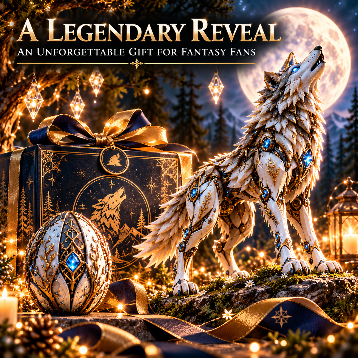 Mechanical Wolf Transforming Egg – Forest Guardian Figure – view 7