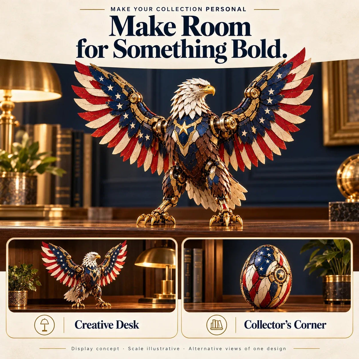 Stars & Stripes Eagle Transforming Egg
