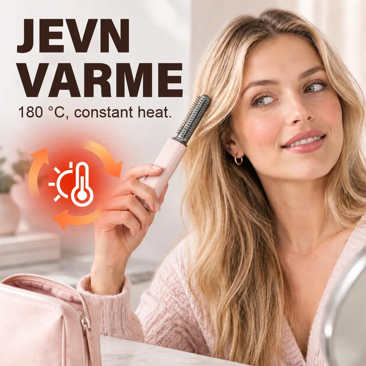 Compact Cordless Hot Comb – Bangs & Touch-Up Styling – product view 2