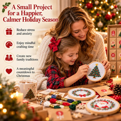 24-Day Christmas Cross-Stitch Advent Calendar – product view 3
