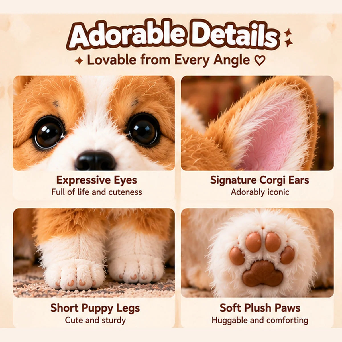 Corgi Buddy – Interactive Walking Puppy Toy – product view 5