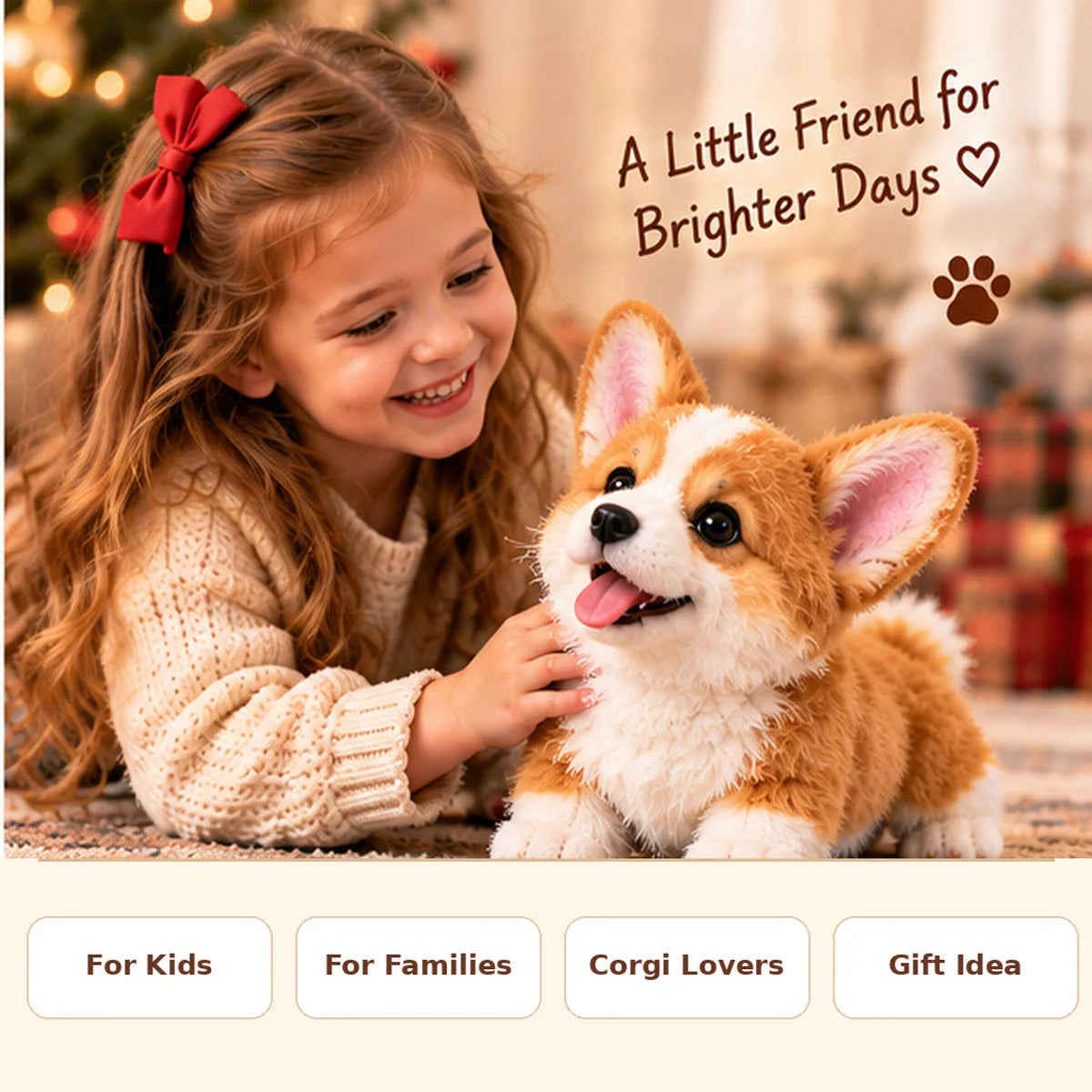 Corgi Buddy – Interactive Walking Puppy Toy – product view 6