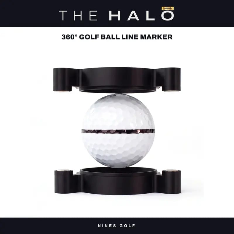 The Halo — 360° Golf Ball Line Marker