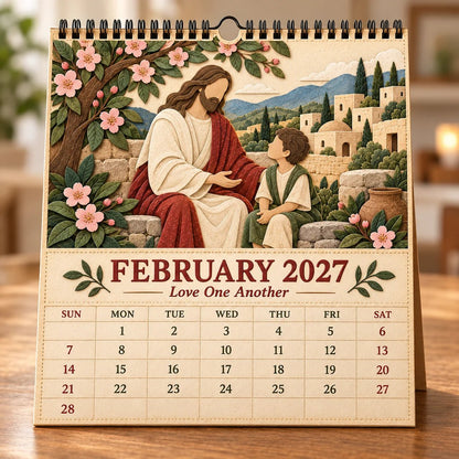 🔥 SPECIAL OFFER |✝️ 2027 Walking With Jesus Wall Calendar