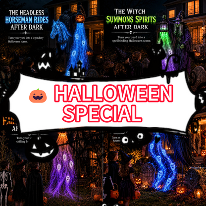 🔥 51% OFF Today Only – 🎃 Animated Headless Horseman Halloween Garden Light | Spooky Outdoor Yard Decoration 💀
