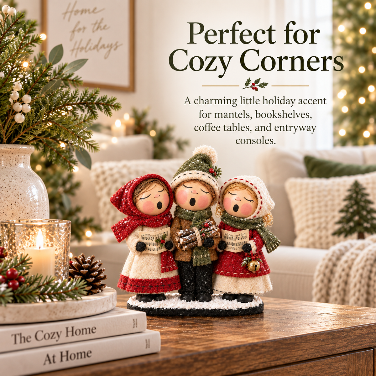 Vintage Christmas Carolers Figurine