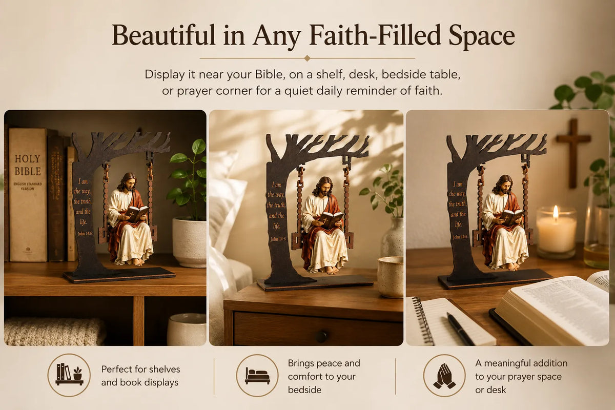 Christian Jesus Swing Ornament