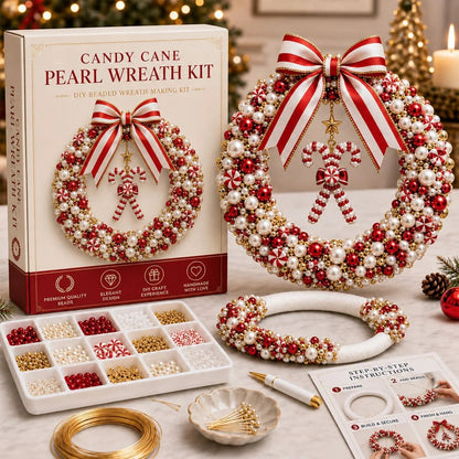 Christmas Pearl Wreath DIY Kit