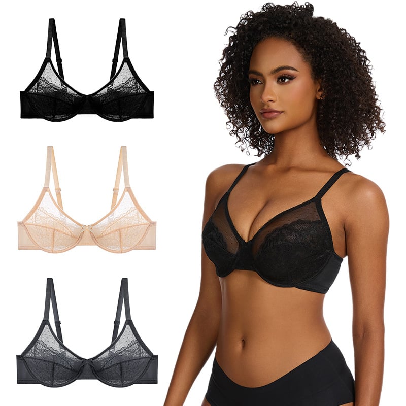 Unlined Comfort Unpadded Full Coverage Underwire Minimizer Bra