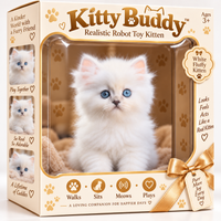 ✨ Custom Edition – White Fluffy Kitten 🤍🐱