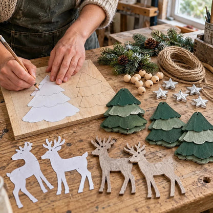 🔥LAST DAY 49% OFF ✨ Enchanted Lighted Woodland Christmas Garland