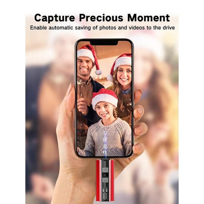 💥LAST DAY SALE 49% OFF-Flash Drive Intended for iPhone iPad, Memory Stick Storage for Photos and Videos Backup, Compatible with iPhone iPad Android PC, Plug and Play