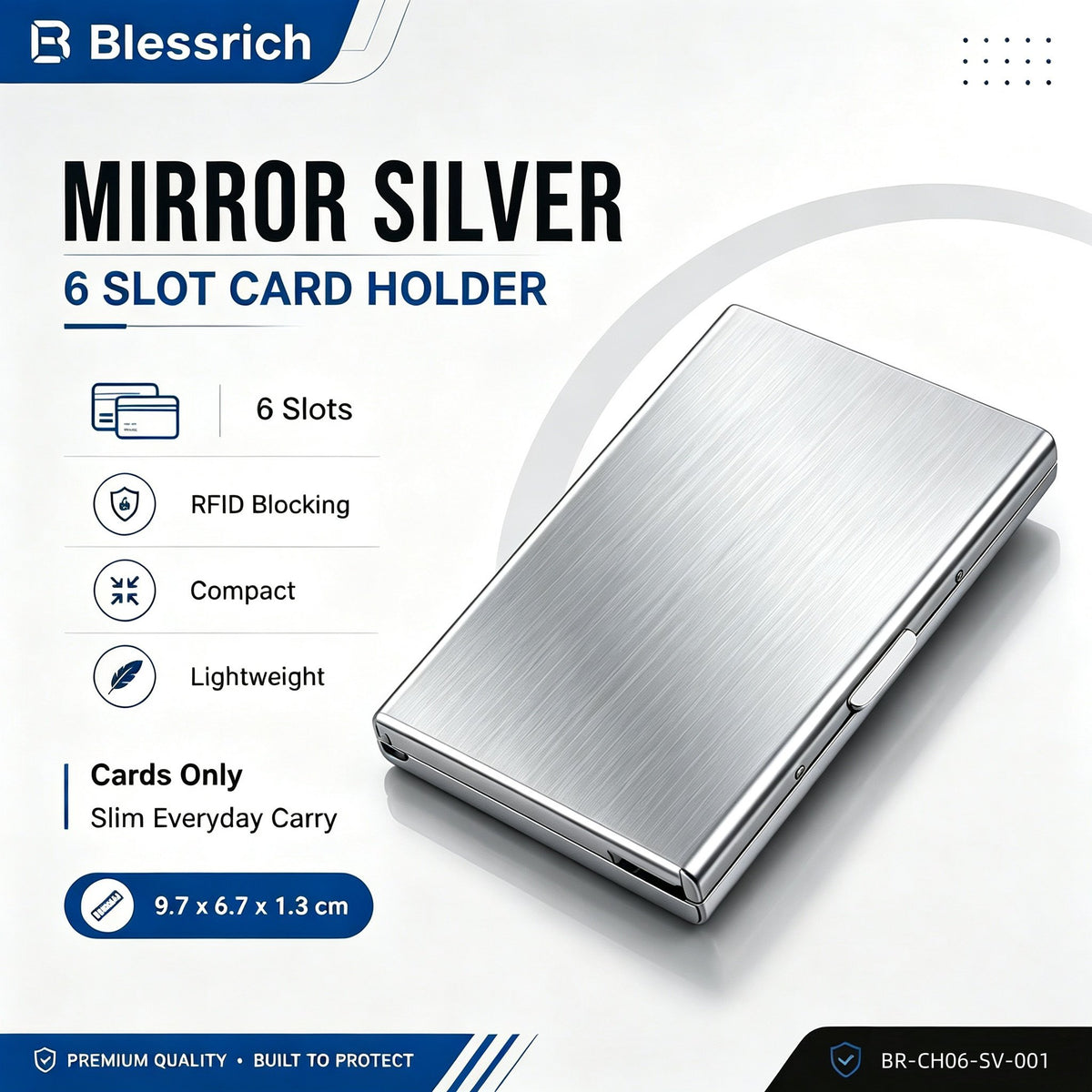 RFID Blocking Metal Card Holder