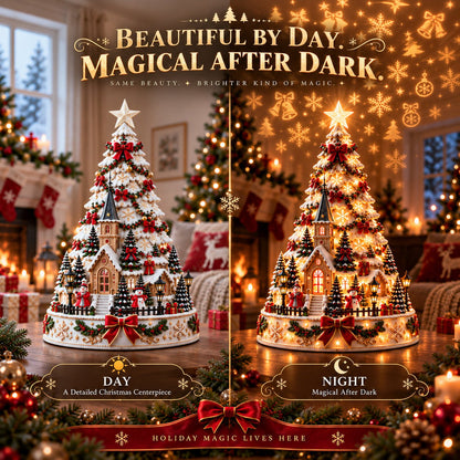 🏆 60,000+ Sold - 🎄MerryRealm Christmas Village Lightscape Tree